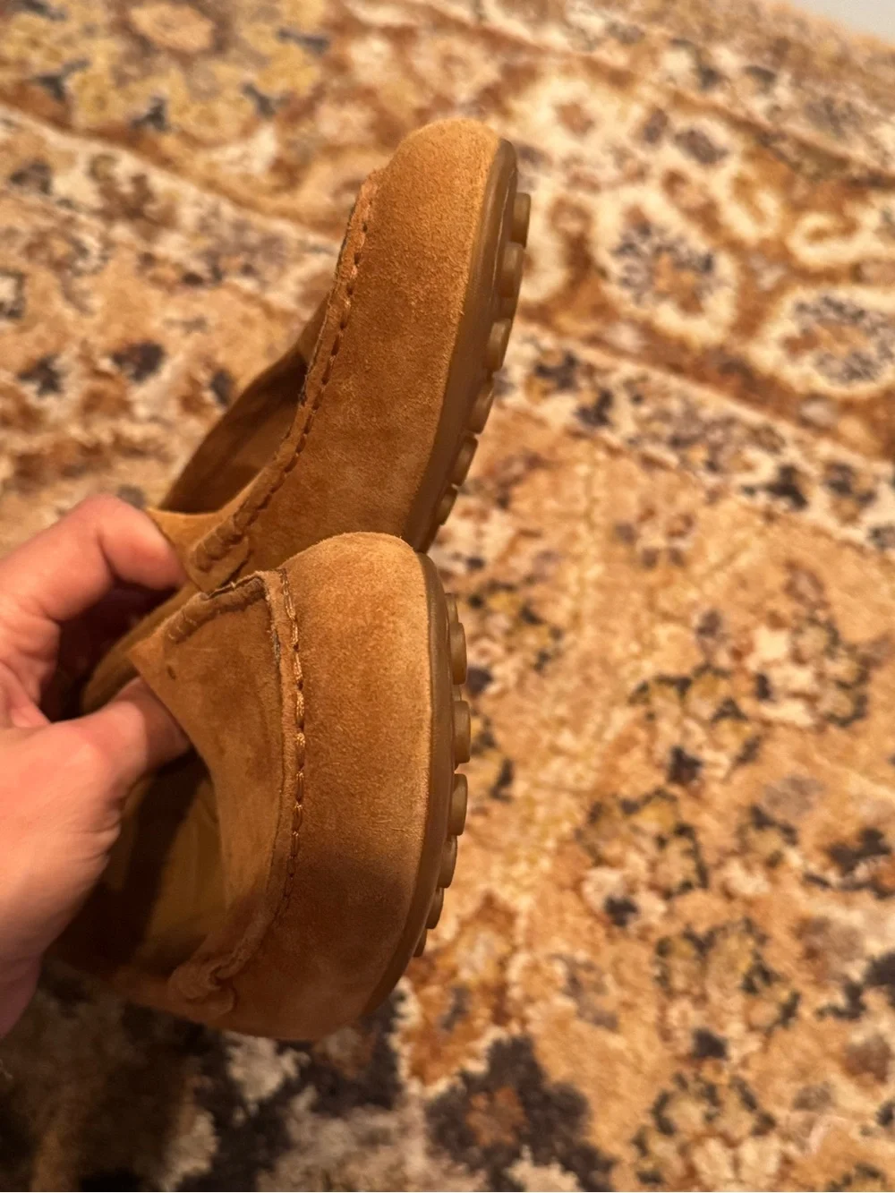 Born Women's Tan Suede Moccasin Loafers size 9